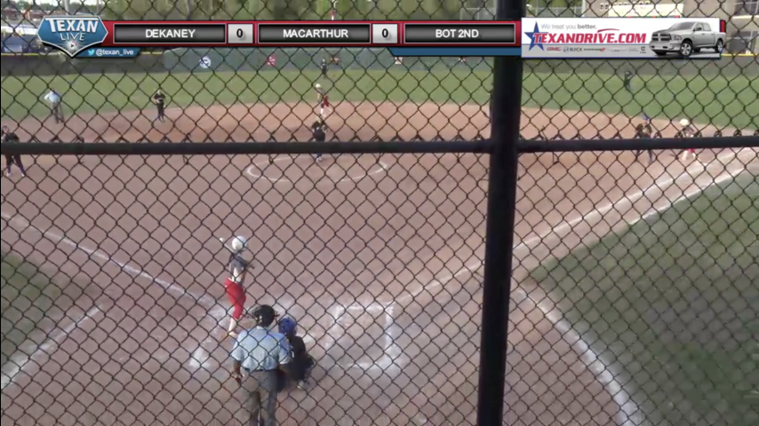 Dekaney vs Macarthur Varsity Softball 3-21-2018 6:15PM cst
