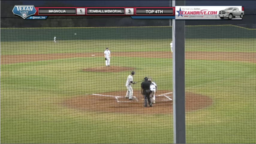 Magnolia vs Tomball Memorial Varsity Baseball 3-27-2018 7pm cst