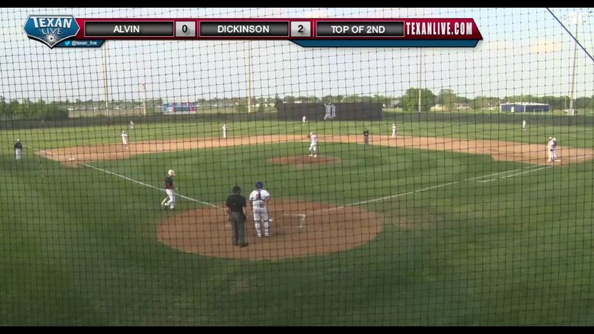 Alvin vs Dickinson Varsity Baseball 4-3-2018