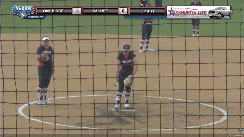 Garland Sachse vs Conroe Oak Ridge UIL AREA ROUND Softball Playoffs Game 1 / 5-3-2018 5PM cst @ WACO ISD 