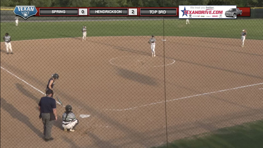 Spring vs Pflugerville Hendrickson - UIL AREA ROUND Softball Playoffs Game 1 @ Bryan HS 5-3-2018 6PM cst