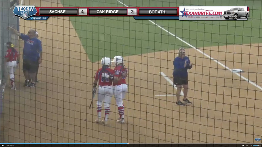 Garland Sachse vs Conroe Oak Ridge UIL AREA ROUND Softball Playoffs Game 2 / 5-4-2018 6PM cst @ WACO ISD 