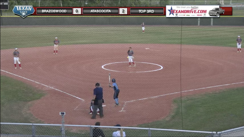 Brazoswood vs Atascocita Softball GAME 1 Fri 5-11-2018 7PM cst at Shadow Creek HS