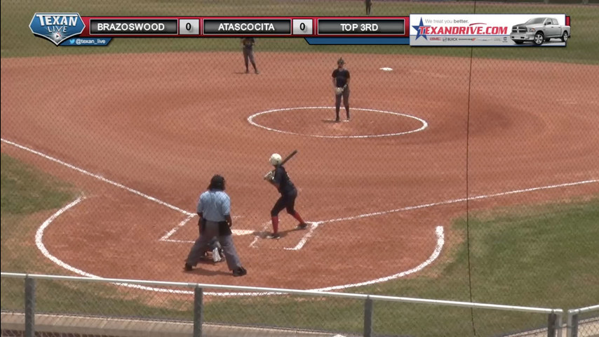 Brazoswood vs Atascocita Softball GAME 2 Sat 5-12-2018 1PM cst at Shadow Creek HS