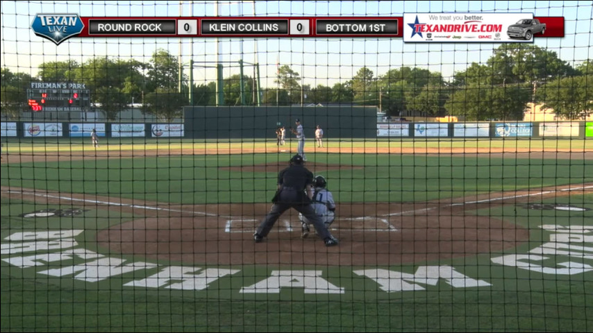 Klein Collins vs Round Rock Baseball GAME 1 / 5-16-2018 7:30PM cst @ Brenham Fireman Park