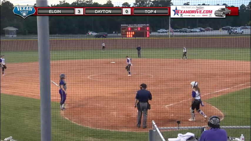 Dayton vs Elgin Softball GAME 1 / 5-18-2018 7PM cst @ Magnolia West