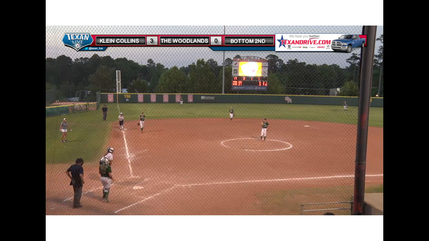 Klein Collins vs The Woodlands Softball 1 GAME PLAYOFF 5-18-2018 7:30PM cst @ Sam Houston State University