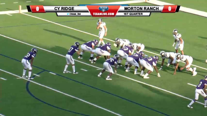 Cy Ridge vs Morton Ranch 9-7-2018 6:30pm at Legacy Stadium