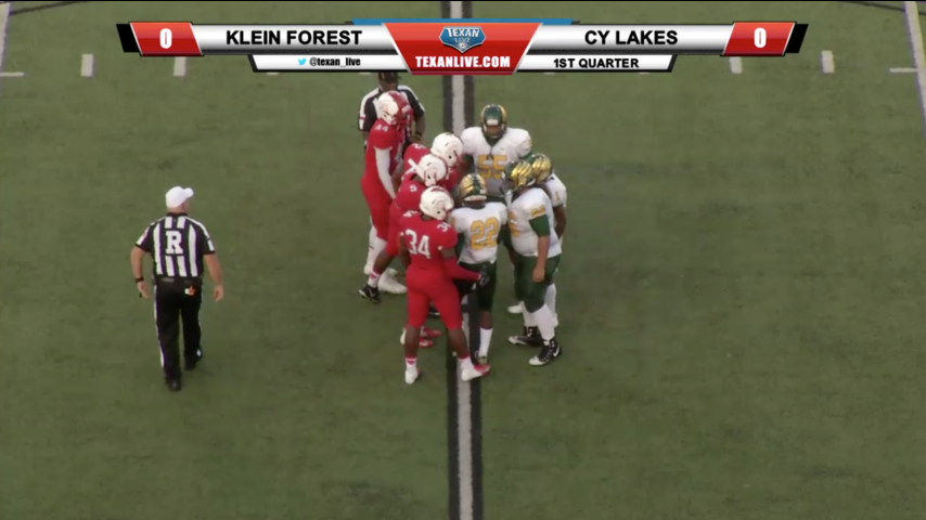 Klein Forest vs Cy Lakes 9-7-2018 7pm at Cy Fair FCU 