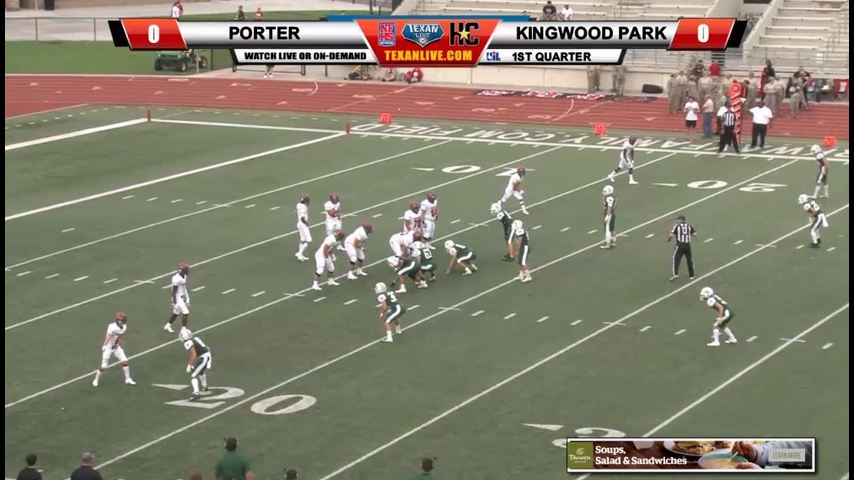 Porter vs Kingwood Park 9-29-2018 6pm at Turner Stadium