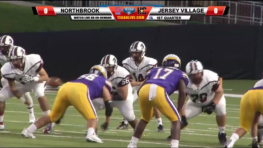 Northbrook vs Jersey Village 9-29-2018 6pm at Pridgeon Stadium