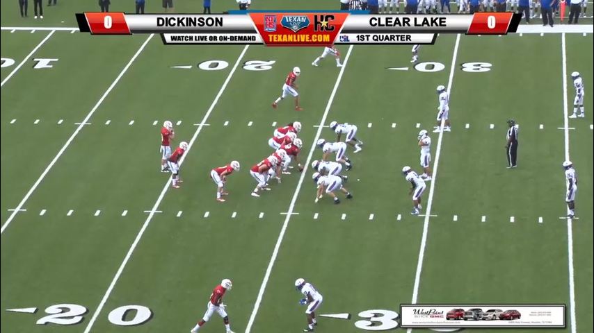 Clear Lake vs Dickinson 9-29-2018 6pm at Challenger