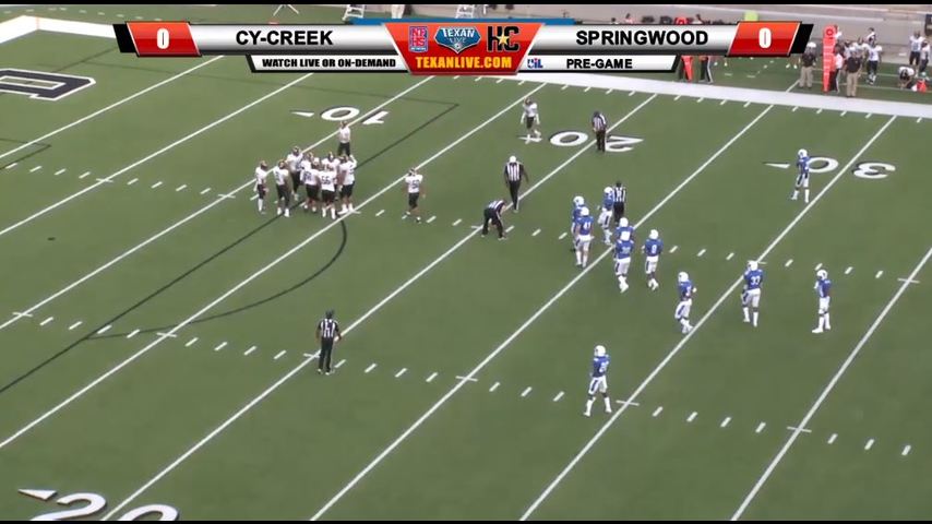 Spring Woods vs Cy Creek 10-6-2018 6pm Pridgeon