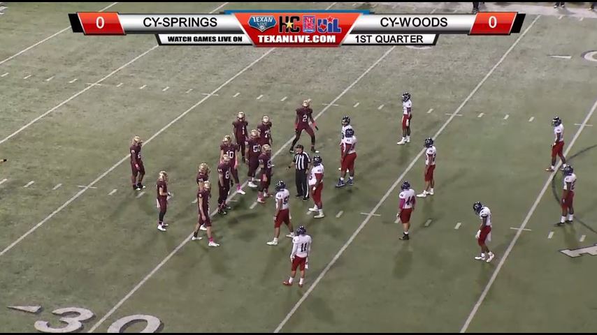 Cy Springs vs Cy Woods 10-19-2018 7pm at CFFCU