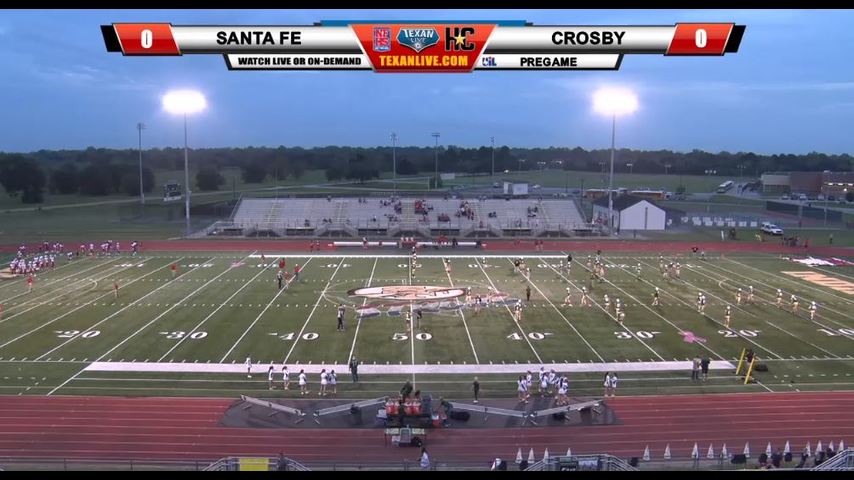 Crosby vs Santa Fe 10-19-2018 7pm at Indian Stadium