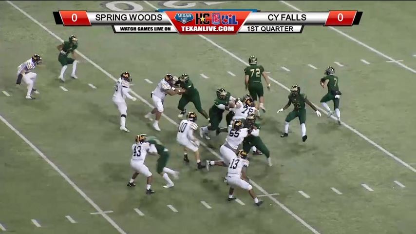Spring Woods vs Cy Falls Football 11-1-2018 6:30pm at Cy Fair FCU Stadium