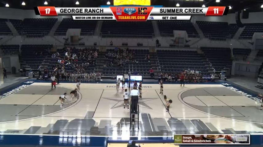George Ranch vs Summer Creek Area Round Volleyball Playoffs 11-2-2018 7pm cst