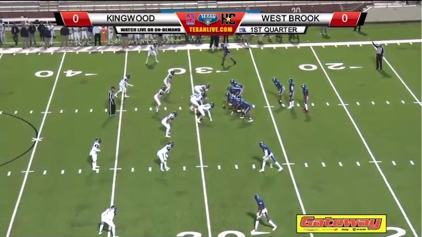 Beaumont Westbrook vs Kingwood - Bi-District Football Playoffs 11-16-2018 7pm cst