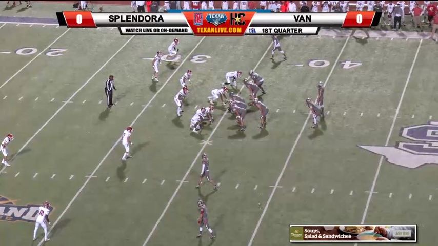 Splendora (10-1) vs. Van (9-2) 7:00 p.m. 11-24-2018 at Nacogdoches’ Bryce Stadium