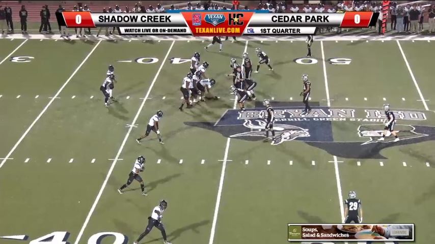 Alvin Shadow Creek (11-0) vs. Cedar Park (8-3) Area Round Playoffs - 7:00 p.m. 11-23-2018 at Bryan’s Green Stadium