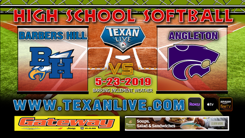 Angleton vs Barbers Hill - Game Two - Softball - Regional Finals - 7PM - 5/23/19