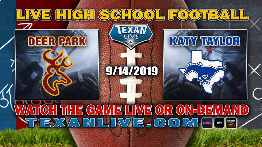 Deer Park vs Katy Taylor - 9/14/2019 - 6:00PM - Football - Legacy Stadium