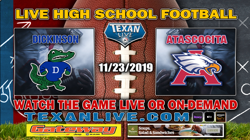 Atascocita vs Dickinson- 2 PM - 11/23/2019 - NRG Stadium - Area Round - Football Playoffs