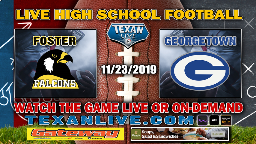 Foster vs Georgetown - 2:30 PM - 11/23/2019 - Merrill Green Stadium - Area Round - Football Playoffs