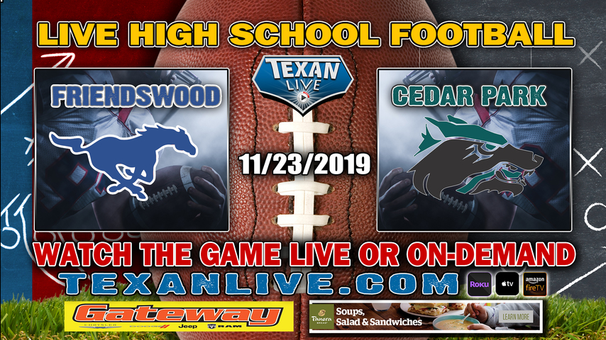 Cedar Park vs Friendswood - 6:00 PM - 11/23/2019 - NRG Stadium - Area Round - Football Playoffs