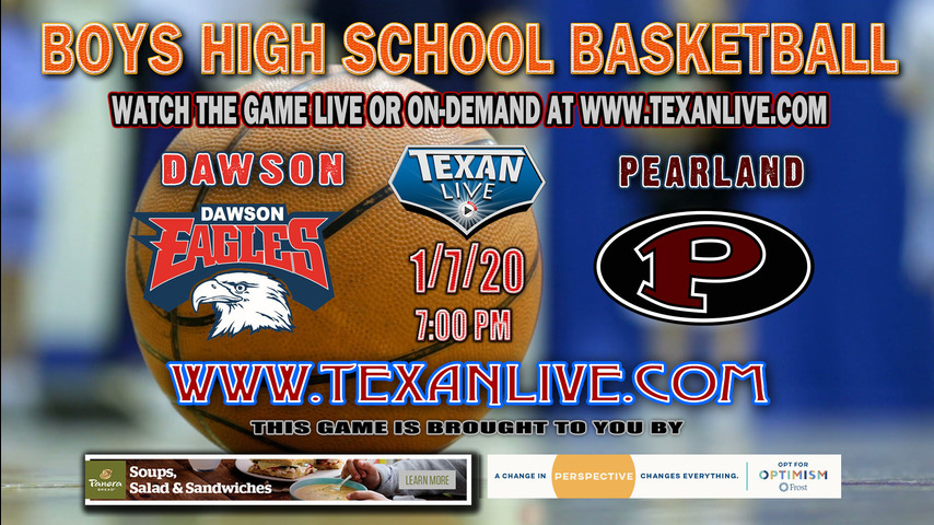 1-7-2019 Dawson vs Pearland Boys Basketball 7:00 PM