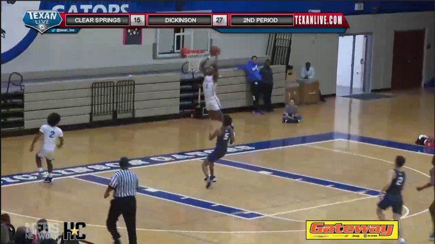 #3 Tramon Mark of Dickinson High School Dunk