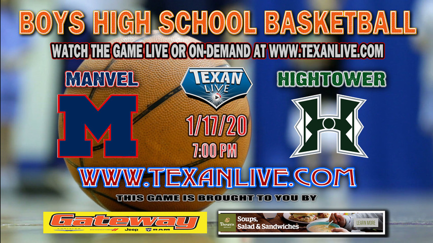 Boys Basketball Hightower vs Manvel 1-17-2020