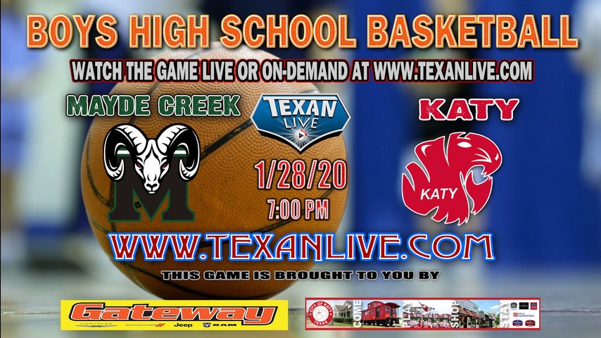 Boys Basketball - Mayde Creek vs Katy - 1-28-2020