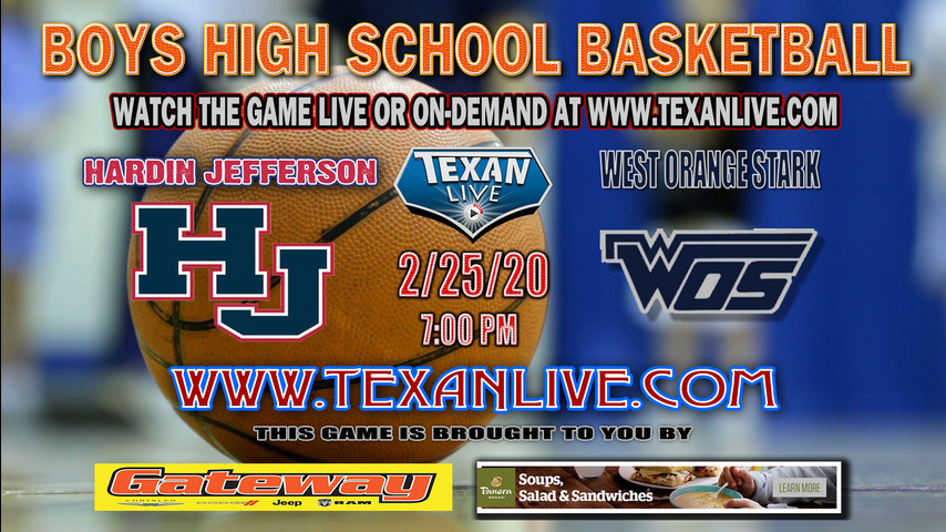 2-25-2020 7:00 Hardin Jefferson vs West Orange Stark Girls Basketball