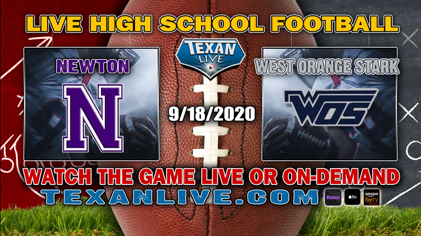 Newton vs West Orange Stark -9/18/2020 - 7:30PM - Football - Hooks Stadium