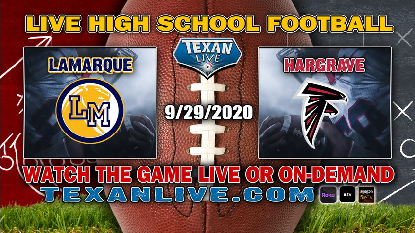 La Marque vs Huffman Hargrave - 9/29/2020 - 7:00PM - Football - Falcon Stadium