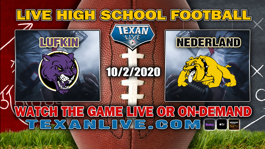Lufkin vs Nederland - 9/25/2020 - 7:30PM - Football - Bulldog Stadium
