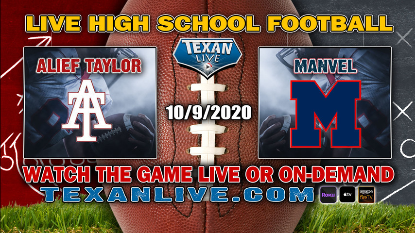 Alief Taylor vs Manvel – 10/8/2020 – 7:00PM – Football – Freedom Field 