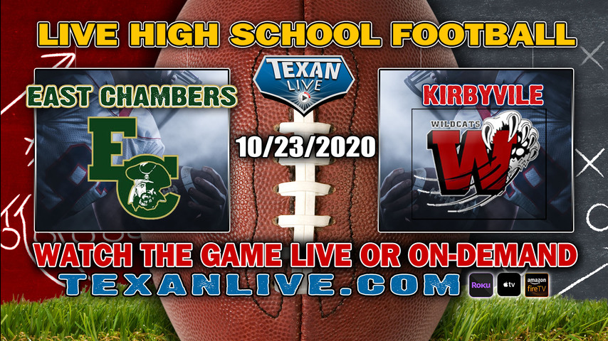 Kirbyville vs East Chambers - 10/23/2020 - 7:30PM - Football - Buccaneer Stadium