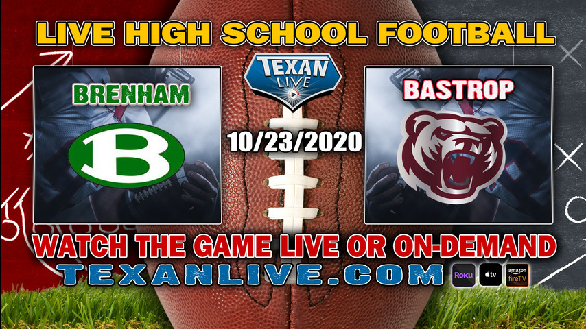 Bastrop vs Brenham - 10/23/2020 - 7:00PM - Football - Cub Stadium