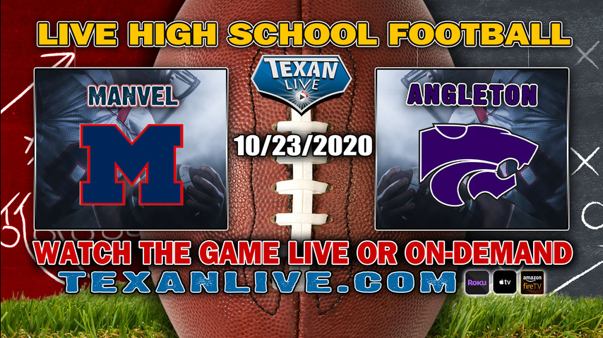 Angleton vs Manvel - 10/23/2020 - 7:00PM - Football - Freedom Field