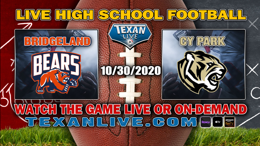 Bridgeland vs Cy Park - 10/30/2020 - 7:00PM - Football - CFFCU Stadium