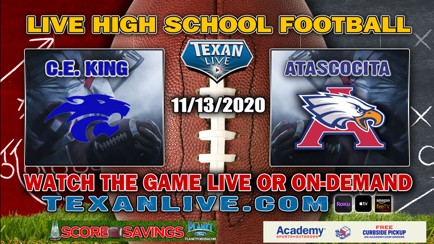 C.E. King vs Atascocita - 11/13/2020 - 7:00PM - Football - Panther Stadium