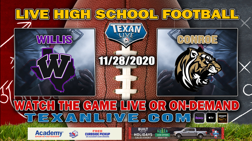 Conroe vs Willis - 11/28/2020 - 4PM - Football - Moorhead Stadium
