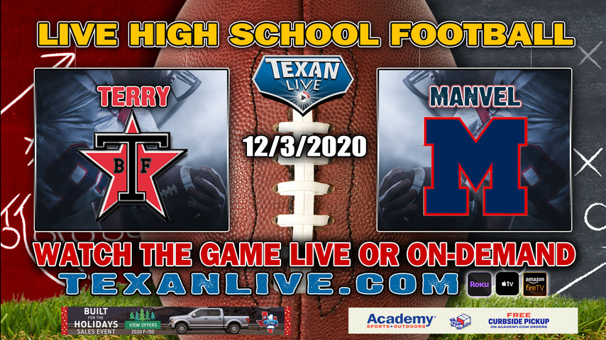 Terry vs Manvel - 12/3/2020 - 6:00PM - Football - Freedom Field