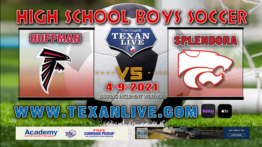 Huffman Hargrave vs Splendora Boys Soccer 6:00 PM 4-9-2021