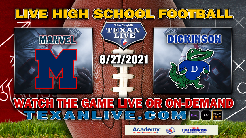 Dickinson vs Manvel - 08/27/2021 - 7PM - Football - Sam Vitanza Stadium