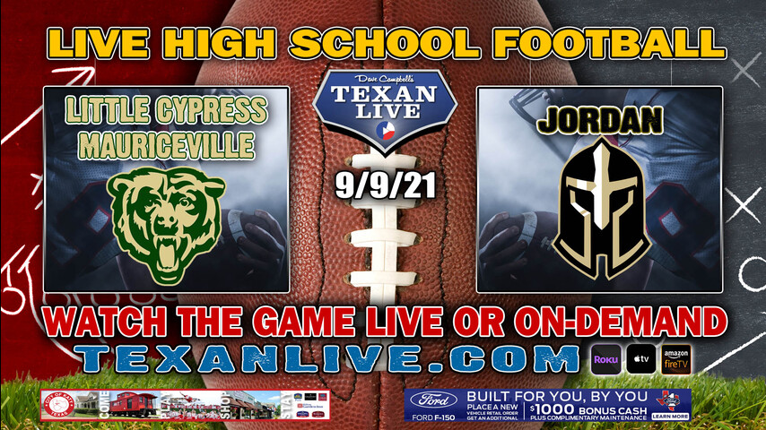 Little Cypress Mauriceville vs Jordan - 9/9/2021 - 7:00PM - Football - Rhodes Stadium