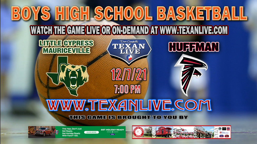 Little Cypress Mauriceville vs Huffman Hargrave - Boys - 7:30PM - 12/7/21 - Hargrave High School - Boys Basketball