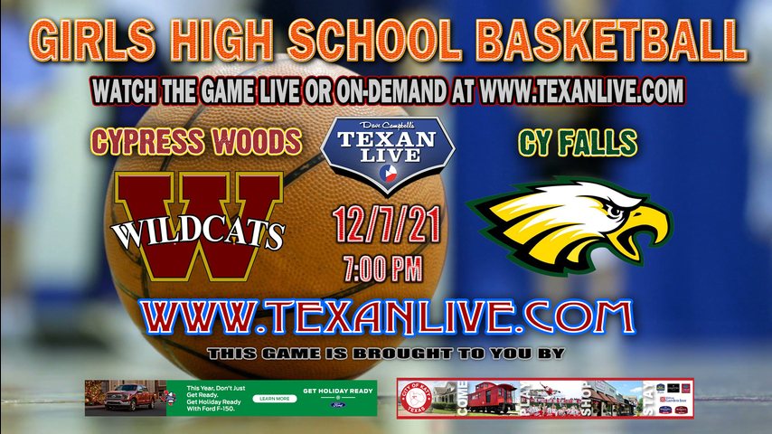 Cy Woods vs Cy Falls - Girls - 7PM - 12/7/21 - Cy Falls High School - Girls Basketball